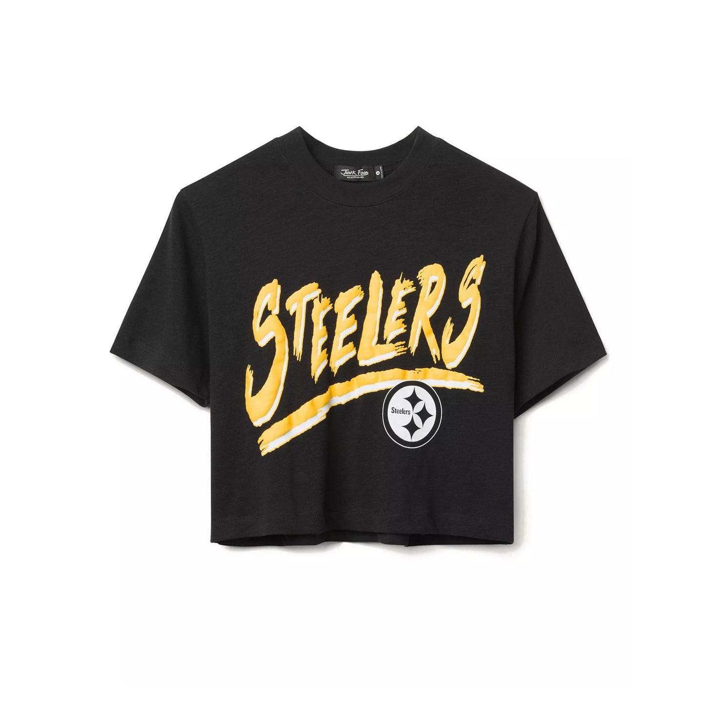Pittsburgh Steelers Thrill Mock Neck Crop Tee