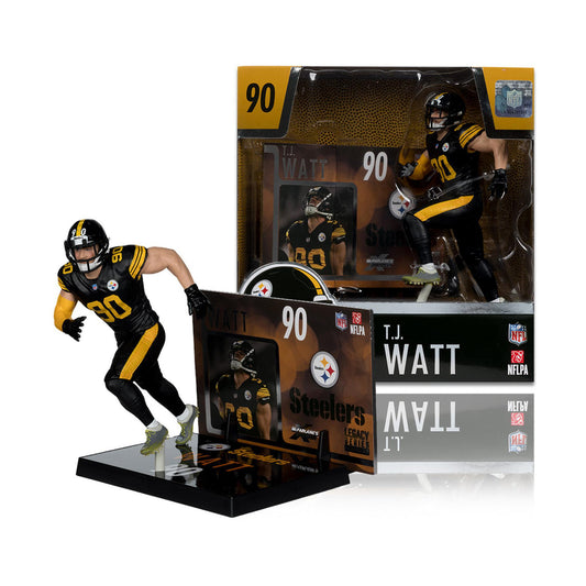Pittsburgh Steelers TJ Watt w/Color Rush Uniform NFL 7" Figure