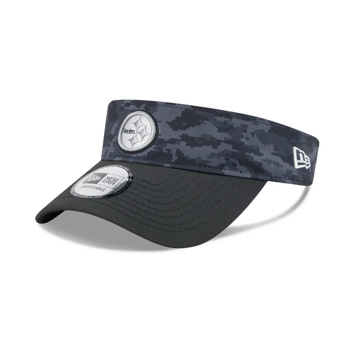 Pittsburgh Steelers New Era Black 2026 Salute To Service Adjustable Visor