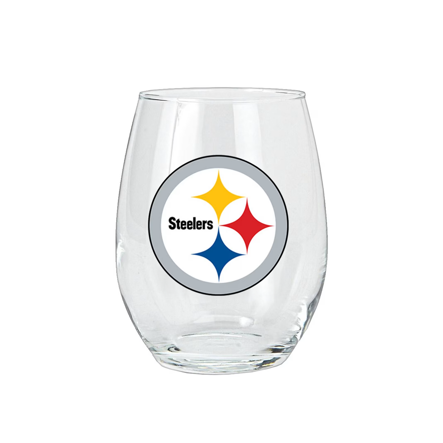 Pittsburgh Steelers Stemless Wine Glass – Definitely You Pittsburgh