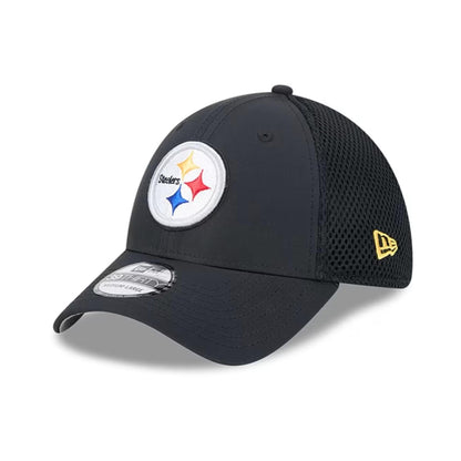 New Era Pittsburgh Steelers Mens Black Team Tone 39THIRTY Flex Hat