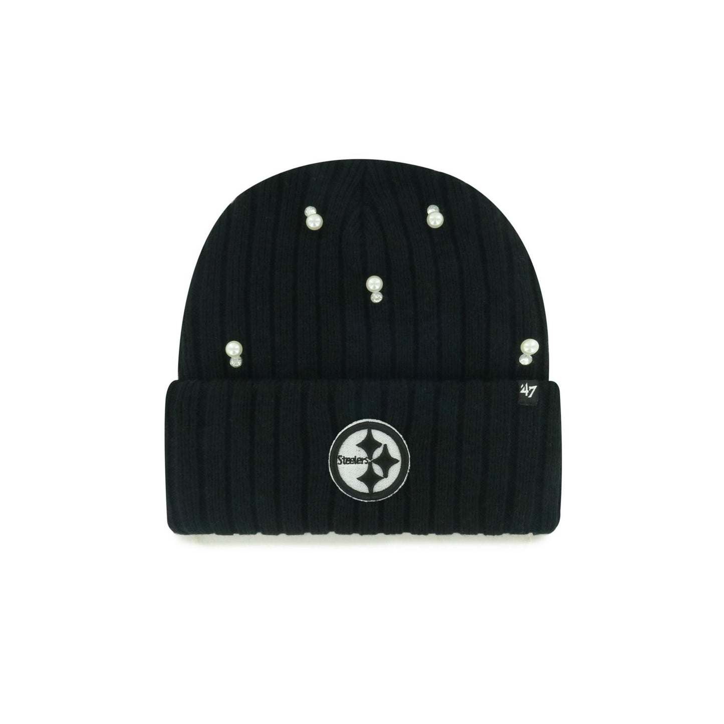 Pittsburgh Steelers Women's '47 Brand Claudette Cuff Knit Hat