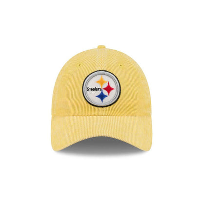 Pittsburgh Steelers Washed Corduroy Casual Classic Adjustable Cap