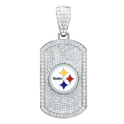Pittsburgh Steelers 30" Iced Bling Dog Tag