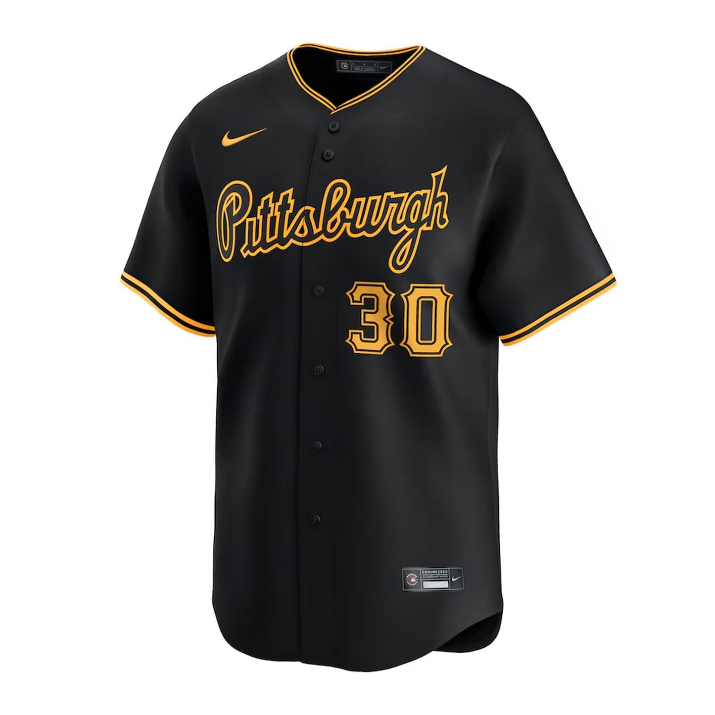 Men's Pittsburgh Pirates Paul Skenes #30 Nike Black Alternate Player Jersey
