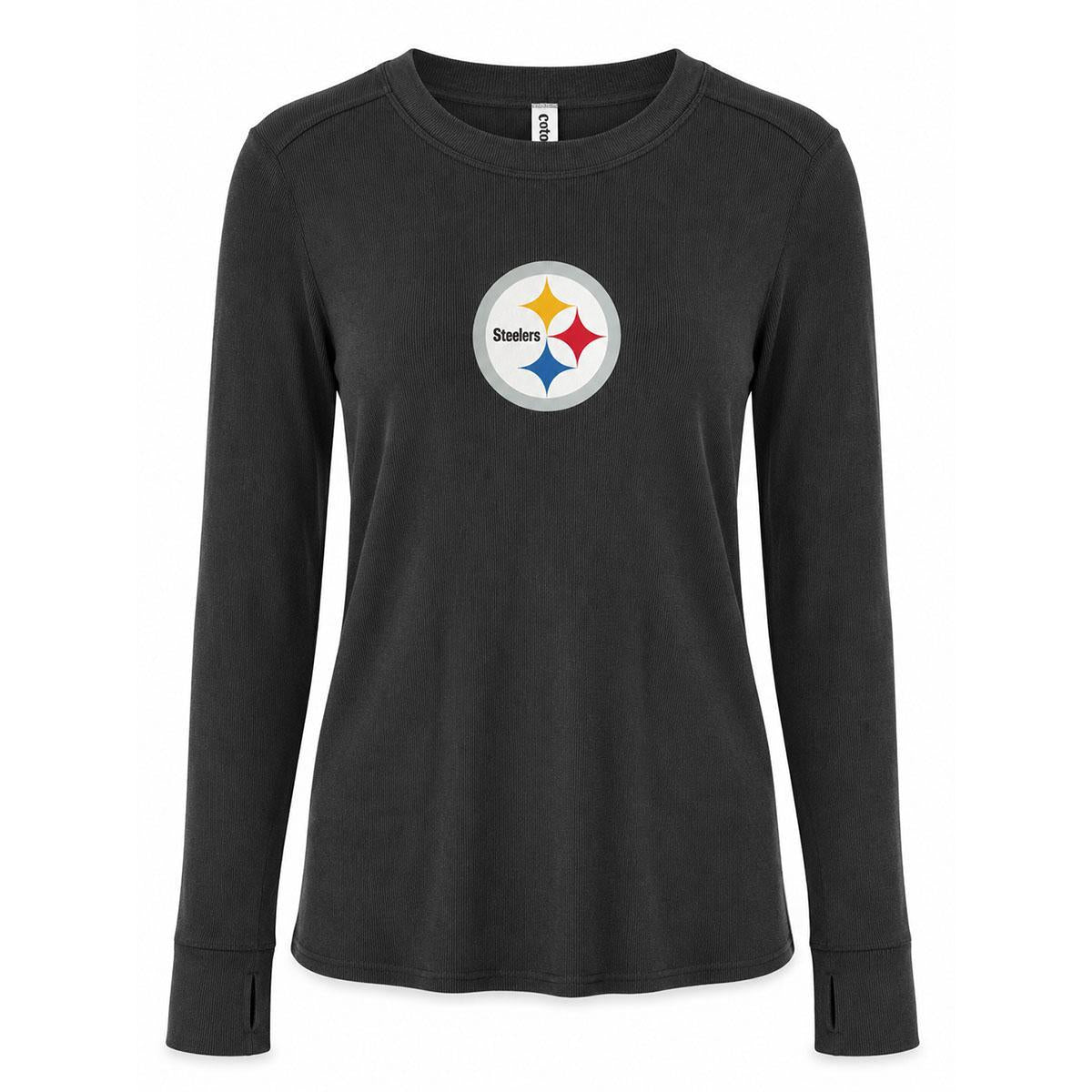 Pittsburgh Steelers Women's Ribbed Long Sleeve