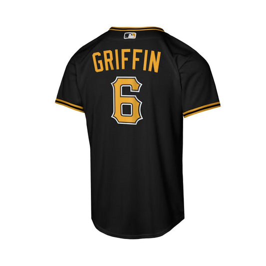 Konnor Griffin #6 Pittsburgh Pirates Nike Youth Alternate Replica Jersey