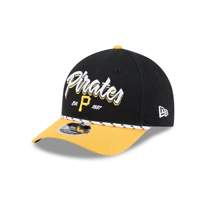 Pittsburgh Pirates New Era Black/Gold Team Loyal 9FORTY M-Crown Adjustable Hat