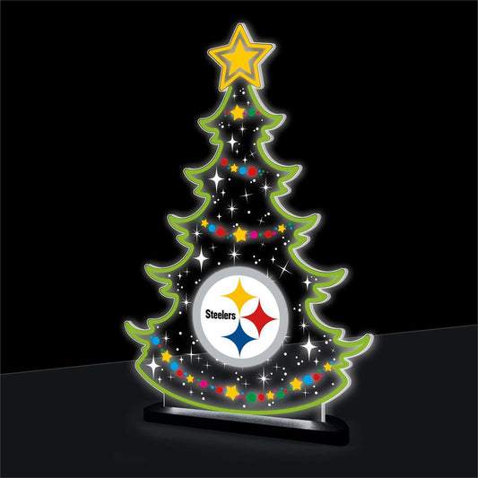Pittsburgh Steelers NFL Football Holiday Tree Desklite