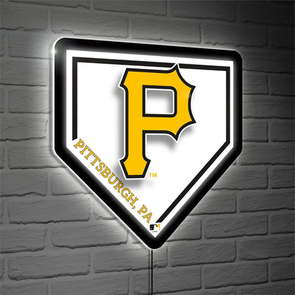 Pittsburgh Pirates 18" LED Wall Home Plate