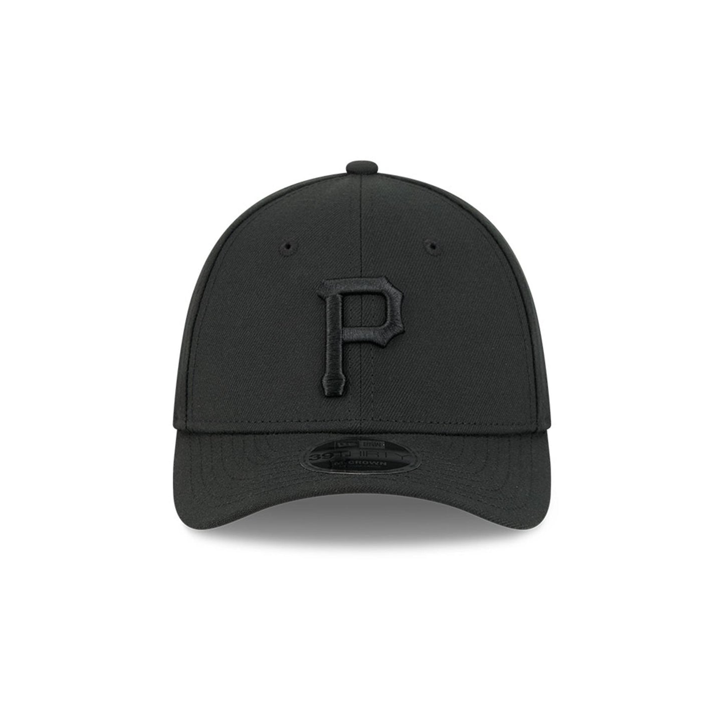 Pittsburgh Pirates Mens Black Team Classic 39THIRTY Flex Hat