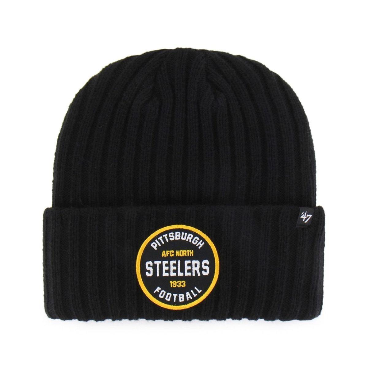 Pittsburgh Steelers '47 Brand Snowdrift Ribbed Knit Hat
