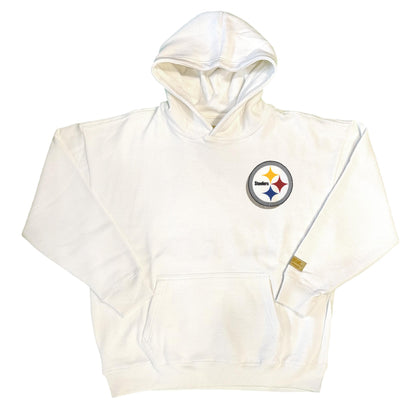Pittsburgh Steelers Zubaz 90s Vintage First Down Drop Shoulder Hoodie