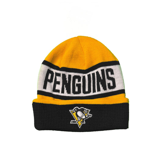 Pittsburgh Penguins Waffle Brim Knit Beanie