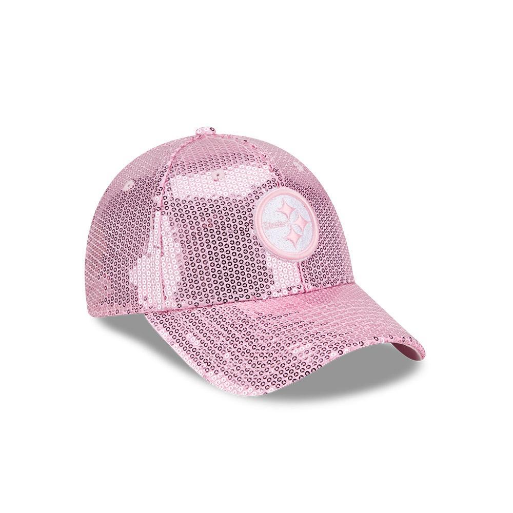 Pittsburgh Steelers Pink Sequin 9Forty Adjustable Hat