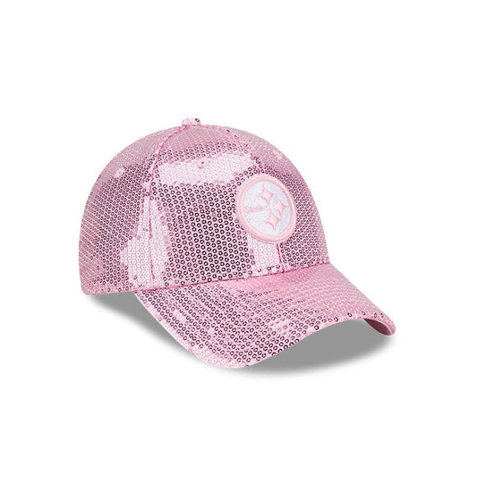 Pittsburgh Steelers Pink Sequin 9Forty Adjustable Hat