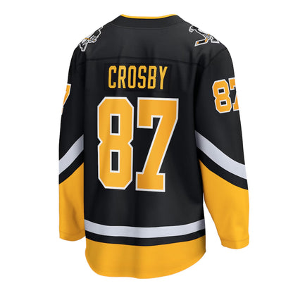 Sidney Crosby #87 Pittsburgh Penguins Fanatics 2021/22 Alternate Premier Breakaway Player Jersey