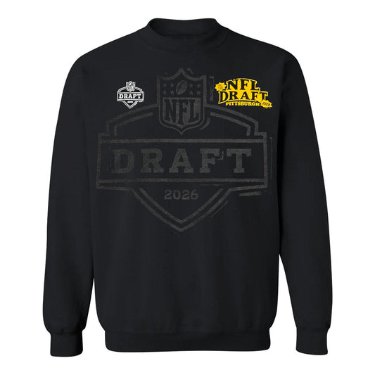 NFL Draft 2026 Blackout Logo Starter Crew Neck Sweatshirt