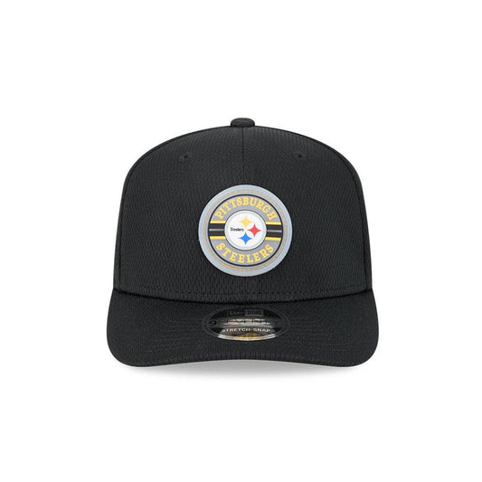 Steelers Men's New Era 9SEVENTY Stretch Snap Patched Hat