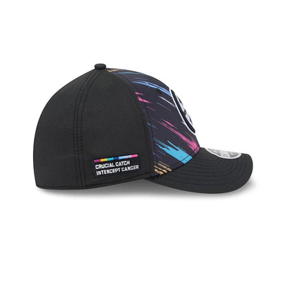 Pittsburgh Steelers New Era Black 2026 NFL Crucial Catch 39THIRTY M-Crown Stretch Hat