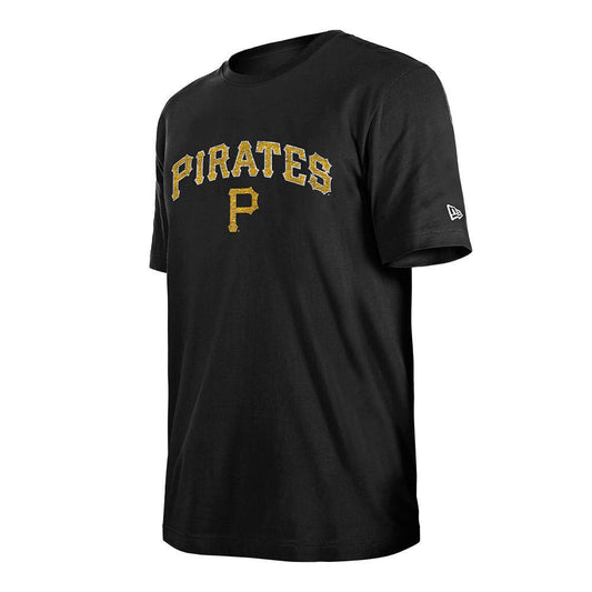 Pittsburgh Pirates New Era Distressed Logo Tee