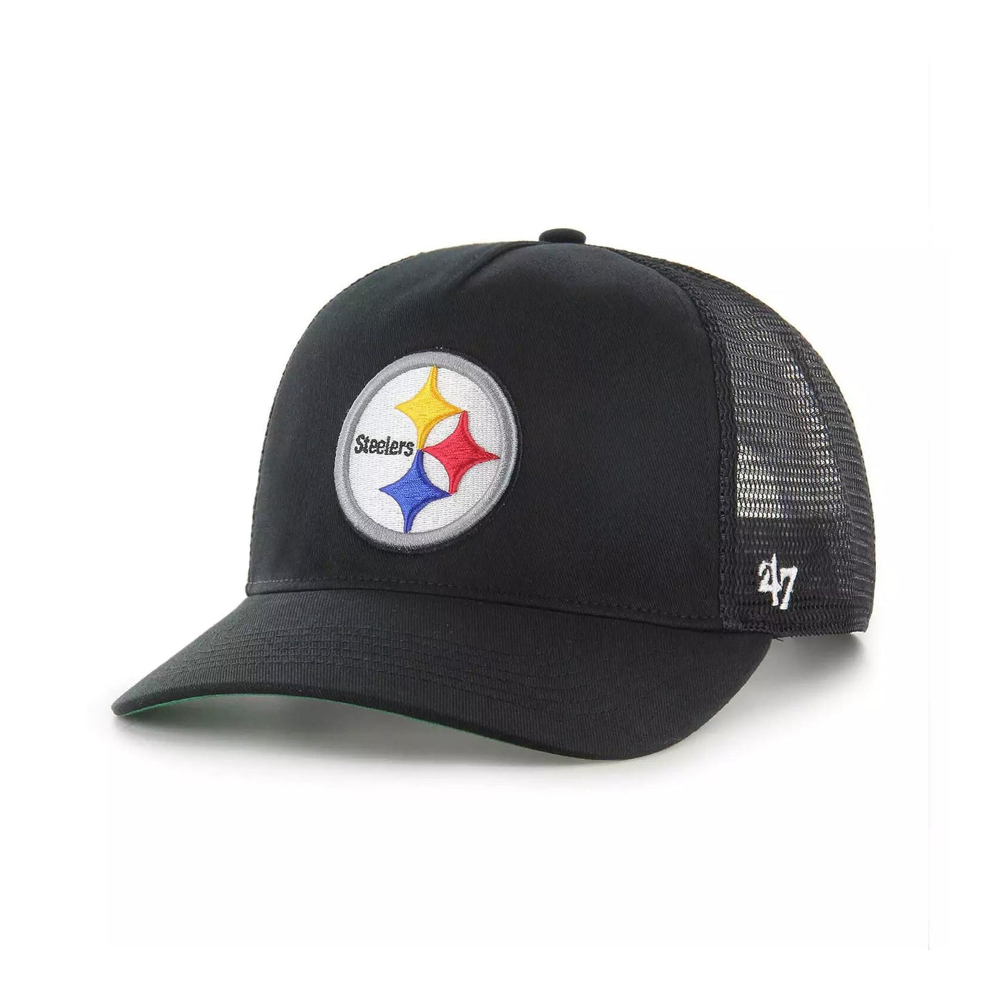 '47 Black Pittsburgh Steelers Mesh Hitch Trucker