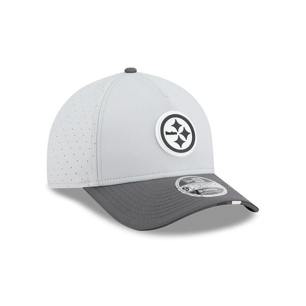 Pittsburgh Steelers Grey/Graphite 2025 NFL Training Camp 9FORTY M-Crown Hat