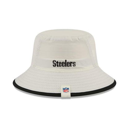 Pittsburgh Steelers 2026 NFL Training Camp Cream/Black Sport Bucket Hat