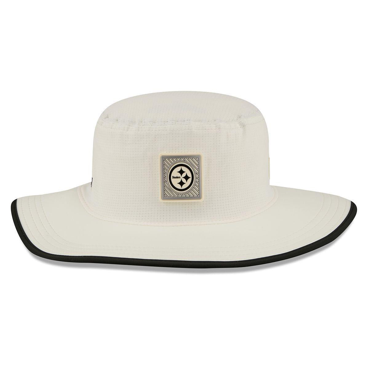 Pittsburgh Steelers 2026 NFL Training Camp Cream/Black Panama Bucket Hat