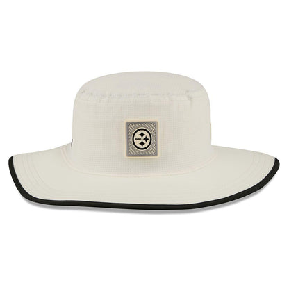 Pittsburgh Steelers 2026 NFL Training Camp Cream/Black Panama Bucket Hat