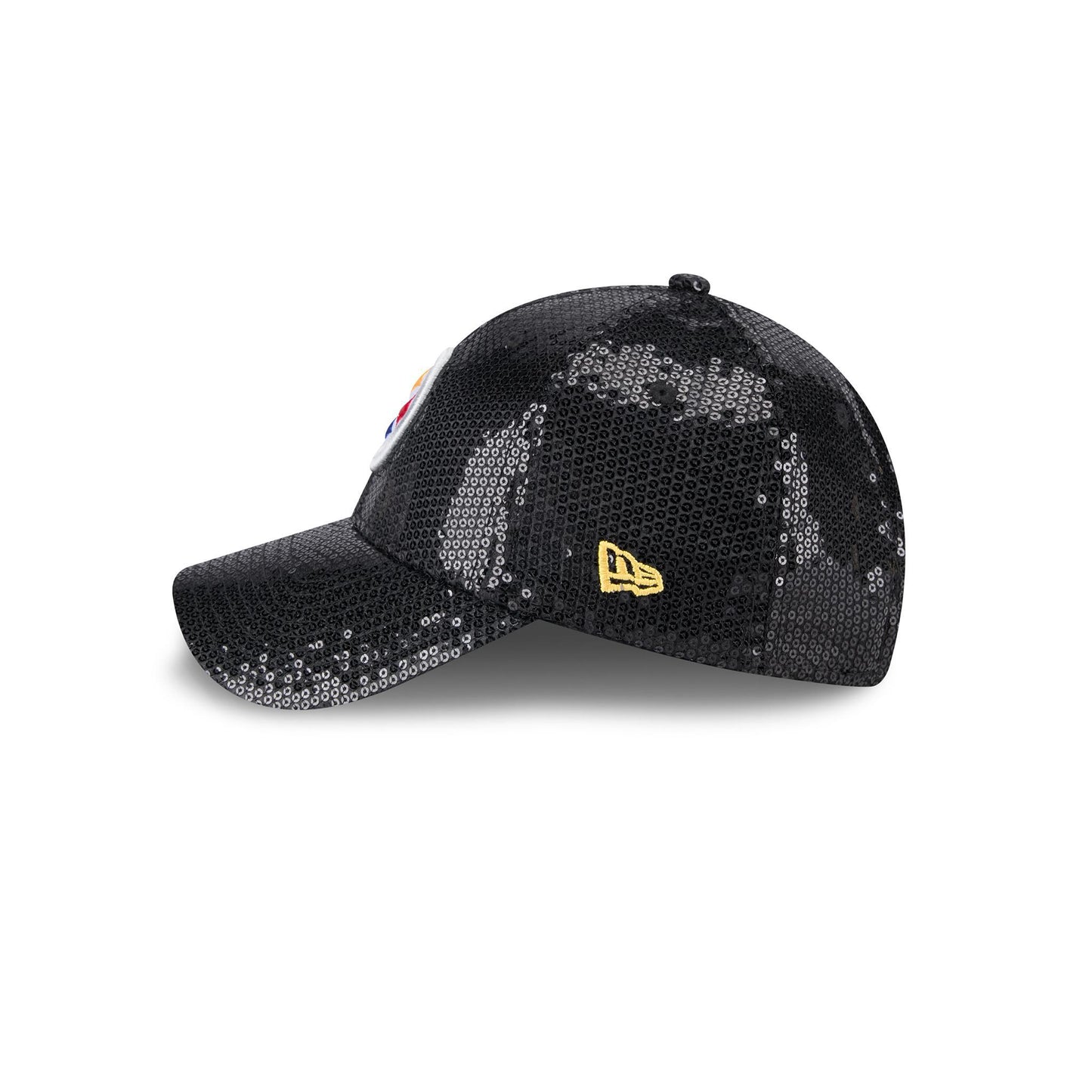 Pittsburgh Steelers Women's 9FORTY Black Sequin Adjustable Hat