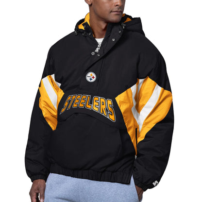 Starter Pittsburgh Steelers Line Up Breakaway Crinkle Popover