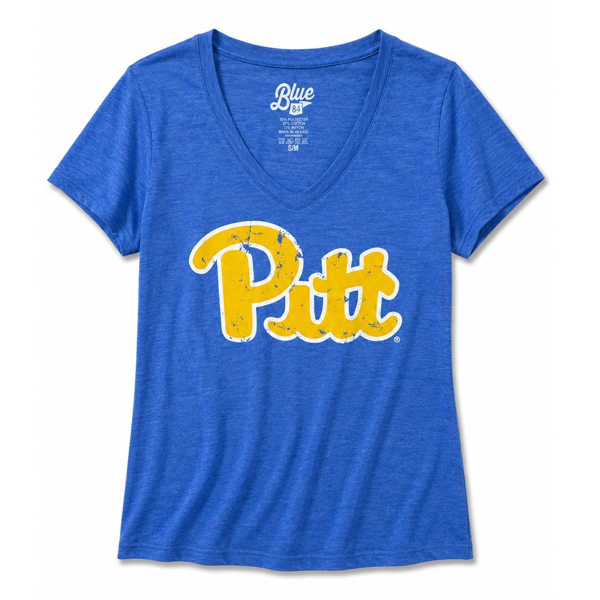 Blue 84 Pitt Women's V-Neck Tee
