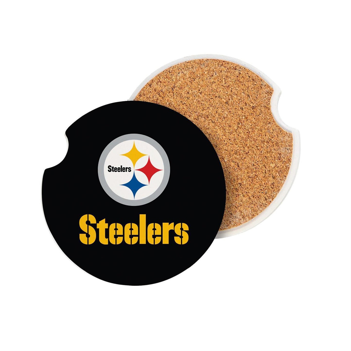 Pittsburgh Steelers Car Coaster Set