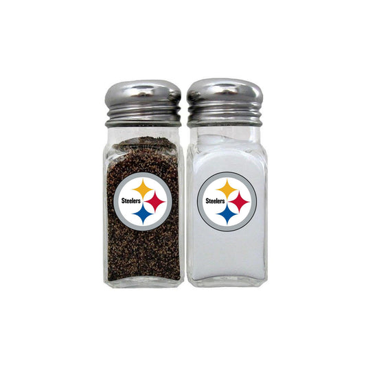 Pittsburgh Steelers Glass Salt & Pepper Shakers