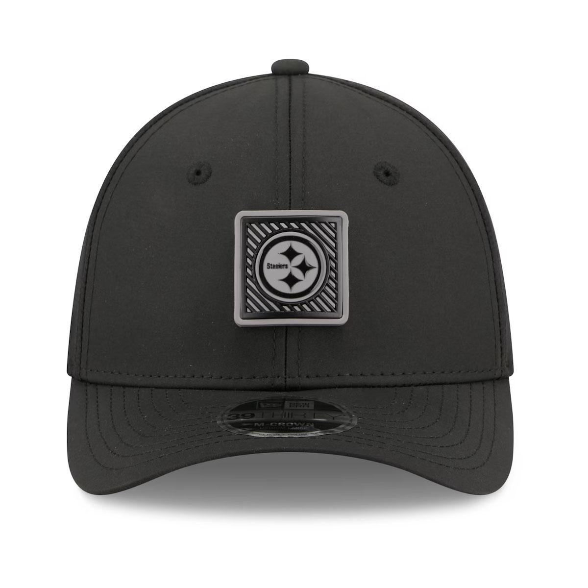 Pittsburgh Steelers 2026 NFL Training Camp 39THIRTY Black/Charcoal M-Crown Hat