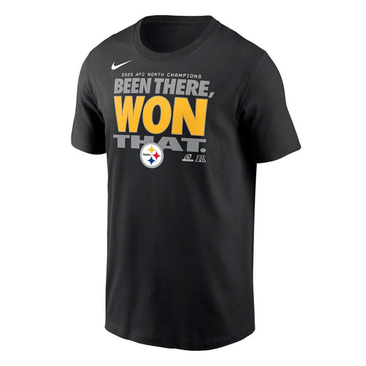 Pittsburgh Steelers Men's Nike AFC North Division Champions Short Sleeve Tee