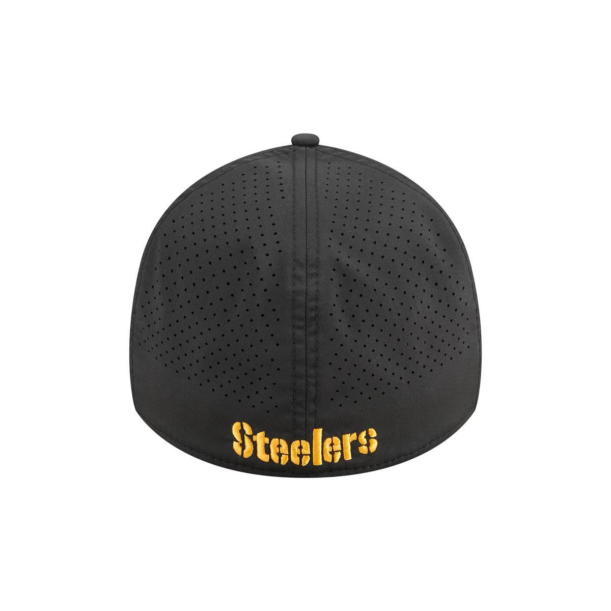 Pittsburgh Steelers New Era Perforated 39THIRTY Flex Hat
