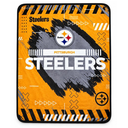 Pittsburgh Steelers 60 x 72" Super Soft Plush Throw