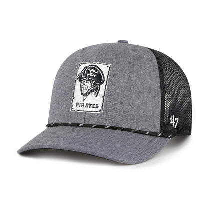 Pittsburgh Pirates Charcoal '47 Adjustable Trucker