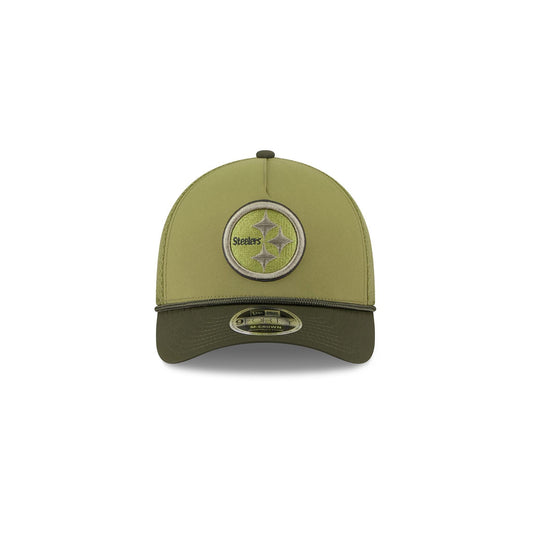 Pittsburgh Steelers New Era 9FORTY Salute to Service Sideline Kids Hat