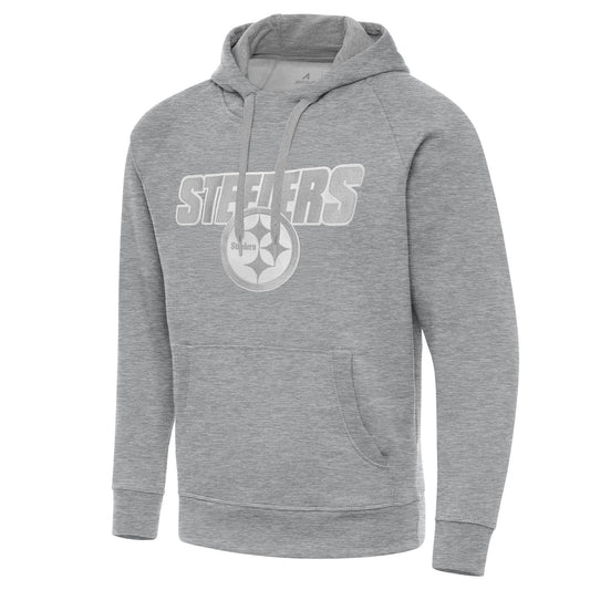 Pittsburgh Steelers Victory Grey Pullover Hood