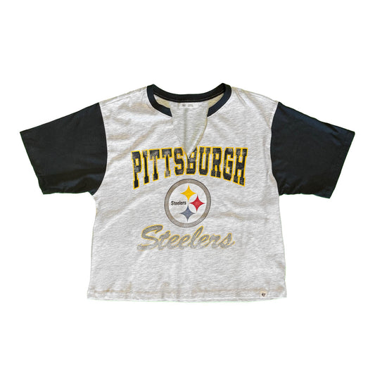 Womens '47 Pittsburgh Steelers V-Cut Top