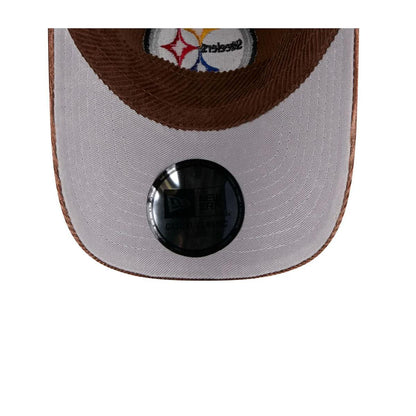 Pittsburgh Steelers Washed Brown Corduroy Casual Classic Adjustable Cap