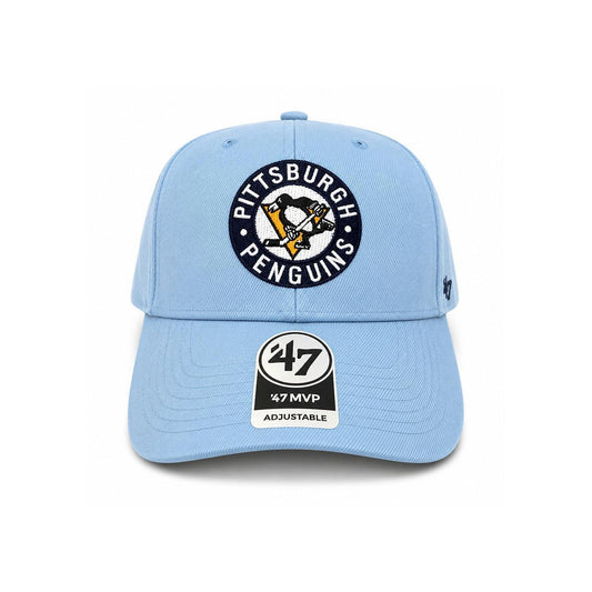 Pittsburgh Penguins Light Blue 47' MVP Adjustable Hat