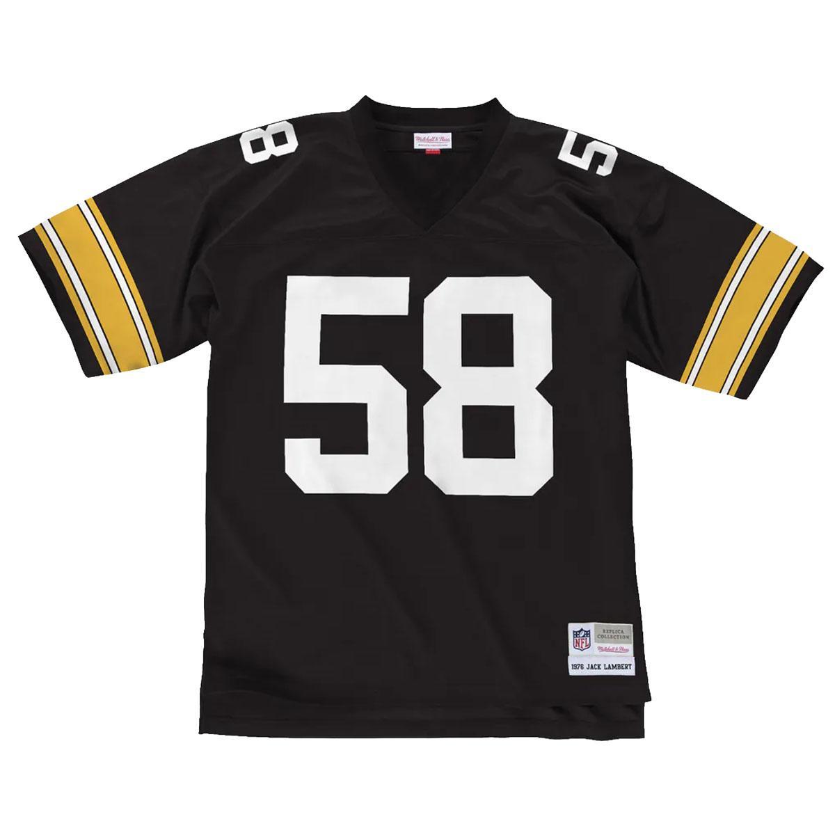 Jack Lambert #58 Mitchell & Ness Throwbacks 1976 NFL Legacy Jersey