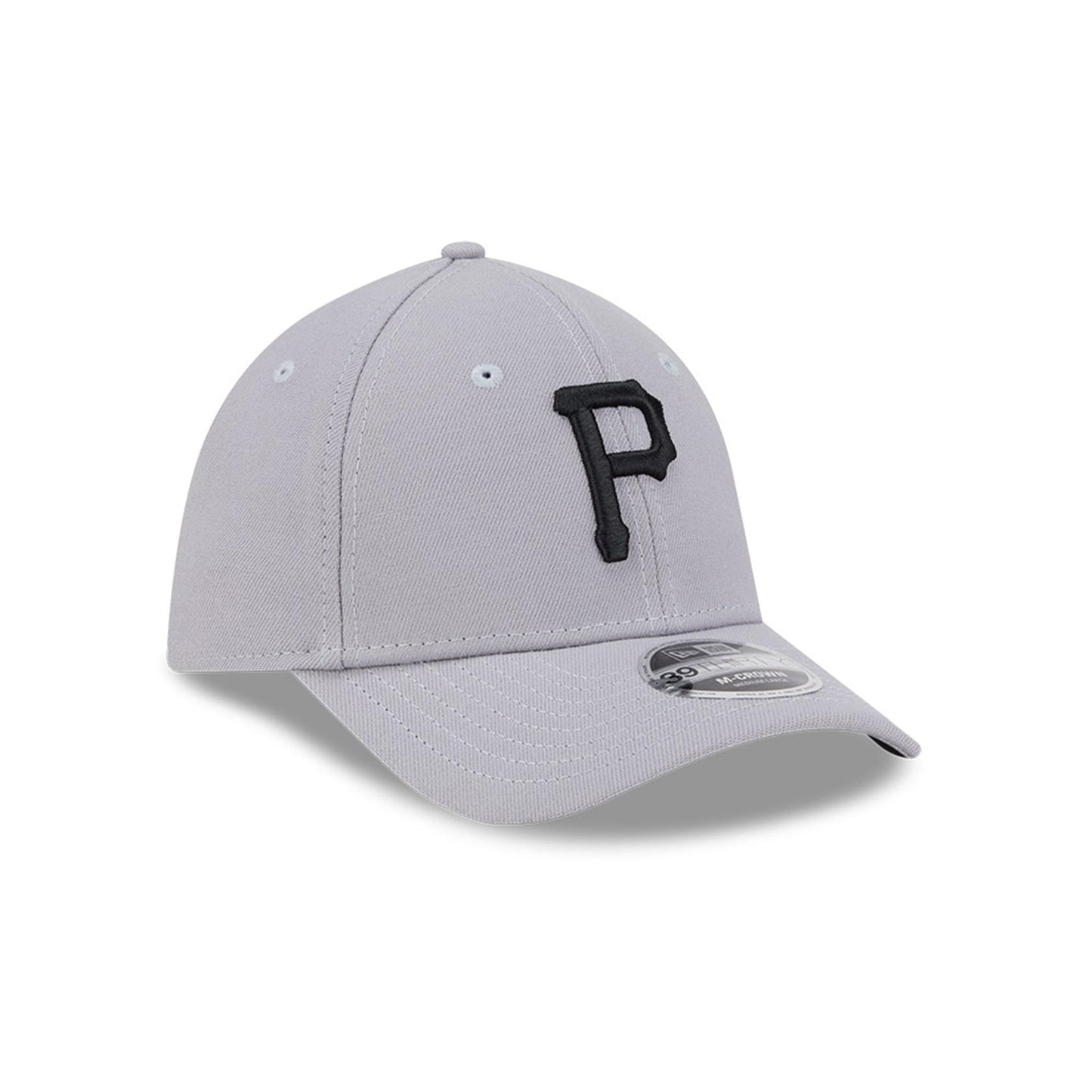 Pittsburgh Pirates Mens Gray Team Classic 39THIRTY Flex Hat