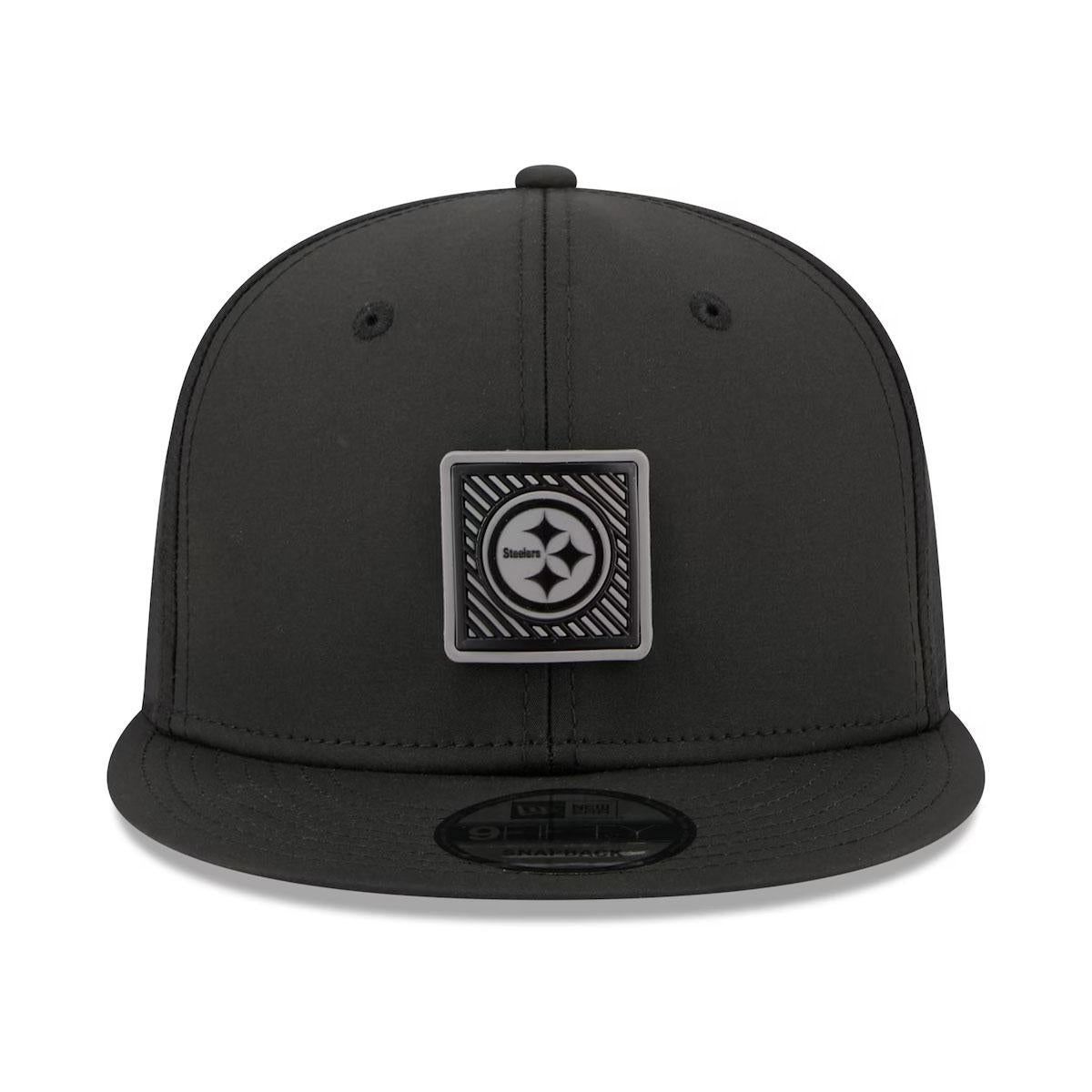 Pittsburgh Steelers 2026 NFL Training Camp 9FIFTY Black/Charcoal Snapback Hat