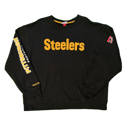 Pittsburgh Steelers Mitchell & Ness Pullover Sweatshirt