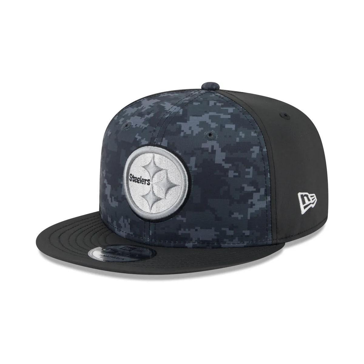 Pittsburgh Steelers New Era Black 2026 Salute To Service 9FIFTY Snapback Hat